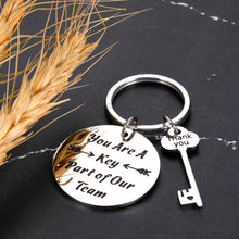 Load image into Gallery viewer, Office Thank You Gifts Coworker Keychain for Men Women Boss Lady Coach Friends Manager Team Employees Appreciation Gift Boss Day Leaving Going Away Goodbye Retirement Farewell Gifts Birthday Christmas