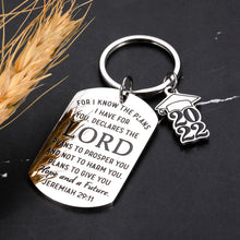 Load image into Gallery viewer, Class of 2022 Graduation Gifts Keychain for Women Men 2022 Seniors High School Medical College Graduation Gifts for Her Him Daughter Son Inspirational Christian Bible Verse Gifts for Women Men Friends