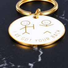 Load image into Gallery viewer, Best Friend Gift for Women Men Funny Christmas Keychain Gifts for Friends Besties Friendship Gifts I’ve Got Your Back Stick Figures for Son Daughter Sister Birthday Valentine Graduation Present