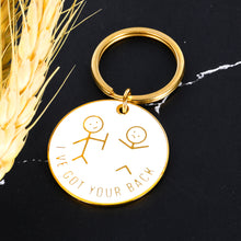Load image into Gallery viewer, Best Friend Gift for Women Men Funny Christmas Keychain Gifts for Friends Besties Friendship Gifts I’ve Got Your Back Stick Figures for Son Daughter Sister Birthday Valentine Graduation Present