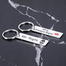 Load image into Gallery viewer, Couples Gifts for Him Her Couples Keychains Valentines Day Gifts for Boyfriend Gifts from Girlfriend Funny Birthday Anniversary for Men Women Husband Wife Fiance Fiancee Christmas Presents