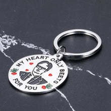 Load image into Gallery viewer, Valentines Day Gifts for Him Her Boyfriend Keychain The Office Merchandise for Fans Funny Gifts for Men Women Husband Birthday Gifts from Wife Girlfriend Fiance Fiancee Anniversary Presents