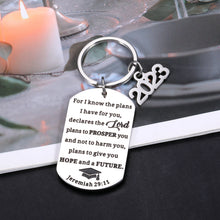 Load image into Gallery viewer, Class of 2023 Graduation Gifts Keychain 2023 Medical High School College Graduation Gifts for Her Him Daughter Son Nurses Inspirational Christian Bible Grad Gifts for Women Men Friends Senior Students