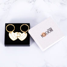 Load image into Gallery viewer, Couple Gifts for Him And Her His Crazy Her Weirdo Keychain Christmas Birthday Anniversary Present for Husband Wife Boyfriend Girlfriend Wedding Matching Set Key Chains for Lover Women Men