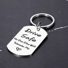 Load image into Gallery viewer, Drive Safe Keychain for Men Valentines Day Gifts for Him Her Husband Boyfriend Gift from Girlfriend Wife Engagement Wedding Christmas Anniversary Birthday Gifts for Men Couple Love Gifts for Men Women