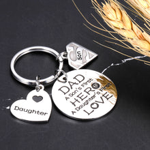 Load image into Gallery viewer, Fathers Day Gifts from Daughter Wife Son, Dad Gifts, Daddy Keychain Gifts, Dad Birthday Gifts From Daughter Son, Gifts for New Dads Stepdad from Kids, Christmas Gift for Dad to Be Husband