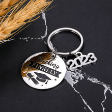 Load image into Gallery viewer, Funny 2023 Graduation Gifts for Him Her Senior 2023 Keychain for Men Women College Medical Law High School Graduation Gifts for Boys Girls Master Nurse Class of 2023 Graduate Gifts from Friend Mom Dad