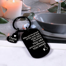 Load image into Gallery viewer, Coworker Gifts for Women Men Thank You Keychain for Colleagues Boss Teacher Friends Going Away Gifts for Coworker Leaving Christmas Goodbye Birthday Retirement Farewell Gifts Female Male Inspirational