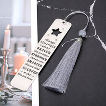 Load image into Gallery viewer, Inspirational Christmas Gifts for Women Men Bookmark with Tassal for Book Lovers Graduation Birthday Gifts for Friends Daughter Son Gifts from Mom Farewell Get Well Soon Gifts Bookmarks for Women