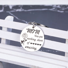 Load image into Gallery viewer, Gifts for Mom from Daughter Son Mommy Keychain for Women from Kids Mama Inspirational Key Ring for Mother’s Day Birthday Christmas Valentines Anniversary Thanksgiving Jewelry