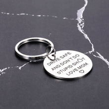 Load image into Gallery viewer, Funny Keychain Birthday Christmas Gifts for Teen Girls Boys Daughter Son from Mom Stocking Stuffers Gifts for Women Kids Adult Gag Gifts for Men Friends Valentines Graduation Don't Do Stupid Keyring
