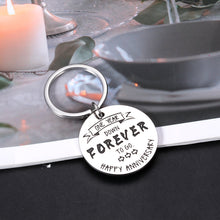 Load image into Gallery viewer, 1 Year Anniversary Keychain Christmas Gifts for Him Her Boyfriend Girlfriend Stocking Stuffers Gifts for Women Men One Year Wedding Anniversary for Husband Wife Men Valentines Day Birthday Gifts