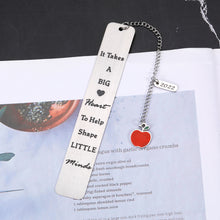 Load image into Gallery viewer, Thank You Gifts for Teacher Gifts for Women Men Bookmark with Chain 2022 for Book Lovers Teacher Appreciation Gifts for Him Her Valentines Day Retirement Birthday Graduation Present from Student