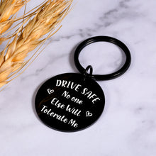Load image into Gallery viewer, Drive Safe Keychain for Boyfriend Gifts from Girlfriend Anniversary for Husband Christmas Gifts for Men Women Husband Birthday Gift from Wife Stocking Stuffers for Men Valentines Day Gifts for Him Her