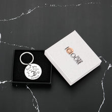 Load image into Gallery viewer, LOVE YOU to The Moon And Back Couple Keychain Gift for Boyfriend Girlfriend Wife Husband Inspirational Charm Key Ring Tag for Dad Mom Daughter Son Encouragement Jewelry for Lovers