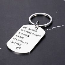 Load image into Gallery viewer, Funny Gifts Anniversary Gif for Him Husband Birthday Gifts for Boyfriend Gifts Love Keychain Couples Christmas Gifts for Men Wife Girlfriend Stocking Stuffers for Men Valentines Day Gifts for Him Her