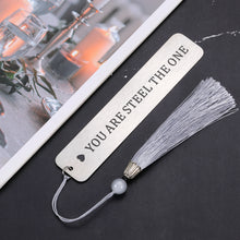 Load image into Gallery viewer, 11 Year Anniversary Bookmark Gifts for Him Her Steel Anniversary Gif for Husband Wife Couple Funny 11th Anniversary Gif from Wife Hubby Birthday Christmas I Love You Valentines Day Gifts for Men Women