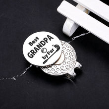 Load image into Gallery viewer, Best Grandpa by Par Golf Gifts for Men, Stocking Stuffers for Men, Christmas Gifts for Grandpa Gifts from Grandchildren Valentines Day Gifts for Grandpa Fathers Day from Wife, Hat Clip
