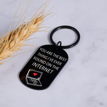 Load image into Gallery viewer, Funny Keychain for Men Valentines Day Gifts for Him Her Boyfriend Gifts from Girlfriend Engagement Christmas Anniversary Birthday Gifts for Boyfriend Husband Fiance from Wife I Love You Gifts for Him