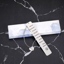 Load image into Gallery viewer, Coworker Gifts for Women Men Thank You Bookmark with Chain for Book Lovers Colleagues Boss Friends Going Away Gift for Coworker Leaving Birthday Retirement Farewell Gifts Female Male Inspirational