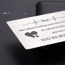 Load image into Gallery viewer, Valentines Day Gifts for Boyfriend Him Wallet Card I Love You Gifts for Him Her Girlfriend Husband Anniversary Valentines Gifts from Wife Fiance Groom Engagement Wedding Birthday Gifts for Men Women