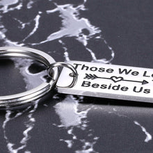 Load image into Gallery viewer, Comfort for Loss Keychain Gift Those We Love Don’t Go Away Gifts Inspirational Jewelry for Her Him Family Friends Memorial Condolence Remembrance for Funeral Ceremony