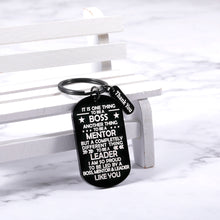 Load image into Gallery viewer, Boss Day Gifts for Women Men, Key Chain, Thank You Gifts for Boss Male Female, Retirement Gifts for Men, Boss Appreciation Gifts, Farewell Gifts, Christmas Gifts for Boss