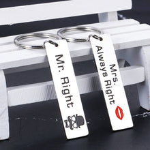 Load image into Gallery viewer, Couples Gifts for Him Her Couples Keychains Valentines Day Gifts for Boyfriend Gifts from Girlfriend Funny Birthday Anniversary for Men Women Husband Wife Fiance Fiancee Christmas Presents