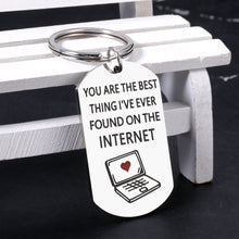 Load image into Gallery viewer, Stocking Stuffers for Men Women Funny Boyfriend Gifts Keychain Birthday Wedding Anniversary Valentine’s Day Gifts for Him Her Boyfriend Christmas Gifts for Men Husband from Wife Girlfriend Couple Gift