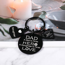 Load image into Gallery viewer, Fathers Day Gift from Daughter Son Wife, Dad Birthday Gifts from Daughter Son, Daddy to Be Gift Keychain for Men, Gifts for New Dads Stepdad from Kids, Valentines Christmas Gifts for Dad to Be Husband