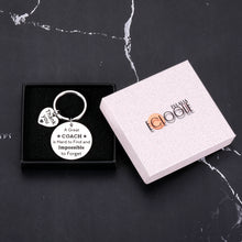 Load image into Gallery viewer, Softball Gifts, Baseball Coach Gifts for Men Women, Coach Keychain, Sports Gifts For Men, Tennis Volleyball Gifts, Thank You Christmas Gifts, For A Great Coach Is Hard To Find