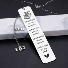Load image into Gallery viewer, Class of 2023 Graduation Gifts for Her Him Inspirational Bookmark Medical High School College Graduation Gifts for Women Men Son Daughter Boys Girls 2023 Grad Gifts for Nurses Master Senior Students