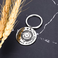 Load image into Gallery viewer, Christmas Birthday Gifts for Women Men Teen Girls Best Friend Keychain Gifts Besties BFF Moving Going Away Gifts Long Distance Relationship Gifts True Friendship Knows No Distance Compass Keyring