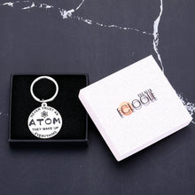 Load image into Gallery viewer, Christmas Presents Funny Science Keychain for Son Daughter Grandson Granddaughter from Mom Dad Intelligent Best Friend Teacher Nerd Gifts Birthday Back to School Graduation Valentine's Day Jewelry