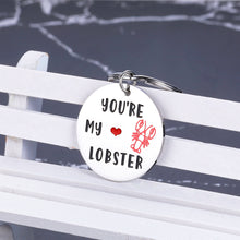 Load image into Gallery viewer, You’re My Lobster Keychain Friends TV Show Merchandise Best Friend Gift for Men Women Gift for Boyfriend Girlfriend BFF Besties Back to School Graduation Presents Birthday Christmas Jewelry