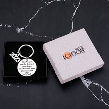 Load image into Gallery viewer, Graduation Gifts for Her Him 2023 High School College Graduation Gifts for Her Him Son Daughter Graduation Class of 2023 Gifts Inspirational Christian Bible Graduation Gifts for Women Men Girl Keyring