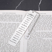 Load image into Gallery viewer, Inspirational Christian Gifts for Women Men Bible Bookmark Christmas Gifts for Mom Grandma Pastor Religious Gifts for Women Spiritual Gifts for Women Friend Godson Goddaughter Graduation Baptism Gifts