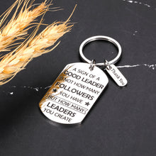 Load image into Gallery viewer, Boss Day Gifts for Women Men Office Keychain Thank You Boss Gifts for Leader Mentor Supervisor Christmas Birthday Farewell Retirement Gifts for Women Boss Lady Going Away Gifts for Friends Coworker