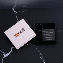 Load image into Gallery viewer, Inspiring Kobe Quote Keychain Teen Men Basketball Fans Gifts Embrace Self-Doubt Keyring Tag Motivational Presents for Birthday Christmas Thanksgivings Sport Events