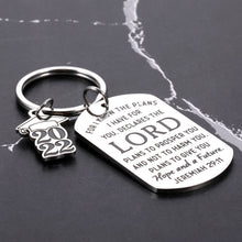 Load image into Gallery viewer, Class of 2022 Graduation Gifts Keychain for Women Men 2022 Seniors High School Medical College Graduation Gifts for Her Him Daughter Son Inspirational Christian Bible Verse Gifts for Women Men Friends