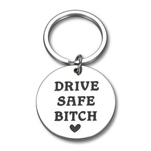 Load image into Gallery viewer, Valentines Day Gifts for Her Friend Gifts for Women Galentines Day Gifts for Friends Valentines Day Gifts for Wife Girlfriend Birthday Gifts for Women New Driver Gifts for Friends Drive Safe Keychain