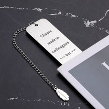 Load image into Gallery viewer, Co worker Leaving Going Away Goodbye Farewell Gifts Bookmark for Coworkers Boss Women Retirement Gifts for Women 2022 Thank You Friendship Gifts for Friends Colleague Boss Day Birthday Christmas Gifts