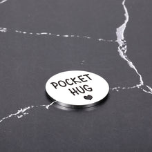 Load image into Gallery viewer, Pocket Hug Token Inspirational Birthday Gifts for Women Men Long Distance Relationship Encouragement Keepsake for Friends Teen Boys Girls Sobriety Recovery Christmas Thinking of You Gifts Double Sided