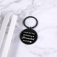 Load image into Gallery viewer, Promotion Gift Keychain, New Job Gift, Promotion Gifts for Women Men Him Girls Boys, Funny Gag Gifts for Coworker, Congratulation Gift, Coworker Gifts for Women Men Friends, Birthday Christmas Gifts
