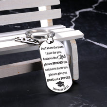 Load image into Gallery viewer, Class of 2023 Graduation Gifts Keychain 2023 Medical High School College Graduation Gifts for Her Him Daughter Son Nurses Inspirational Christian Bible Grad Gifts for Women Men Friends Senior Students