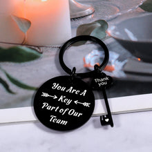 Load image into Gallery viewer, Boss Day Gifts Employee Appreciation Gifts for Women Men Thank You Keychain Gifts for Coworker Boss Manager Coach Team Gifts for Employees Office Christmas Gifts for Coworkers Leaving Away Retirement