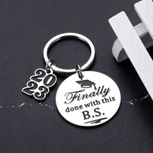 Load image into Gallery viewer, Class of 2023 Graduation Keychain Funny Graduation Gifts for Her Him 2023 Cool High School College Graduation Gifts for Her Him Senior 2023 Gifts for Boys Girls Guys Nurse PHD Master Graduation Gifts