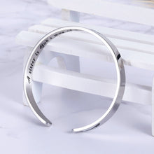 Load image into Gallery viewer, Sisters Gifts Christmas Present, Inspirational Cuff Bangle, Sister in Law Gifts, Sister Bracelet, Sister Birthday Gifts from Sister Women Teen Girls, Motivational Sister Jewelry for Valentine’s Day