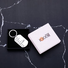 Load image into Gallery viewer, Funny Christmas Gifts Inspirational Keychain for Women Men Birthday Graduation Back To School Gift for Son Daughter from Mom Dad Valentine's Day Thanksgiving Present Motivational Key Ring Tag