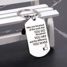 Load image into Gallery viewer, Christmas Gifts for Coworker Gifts for Women Men Thank You Keychain for Colleagues Boss Friends Going Away Gift for Coworker Leaving Birthday Retirement Goodbye Farewell Gifts Female Male Inspirational